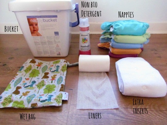 washable nappies equipment needed