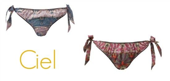 ethical ladies knickers ciel liberty print 