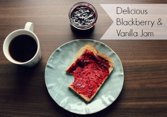 blackberry and vanilla jam
