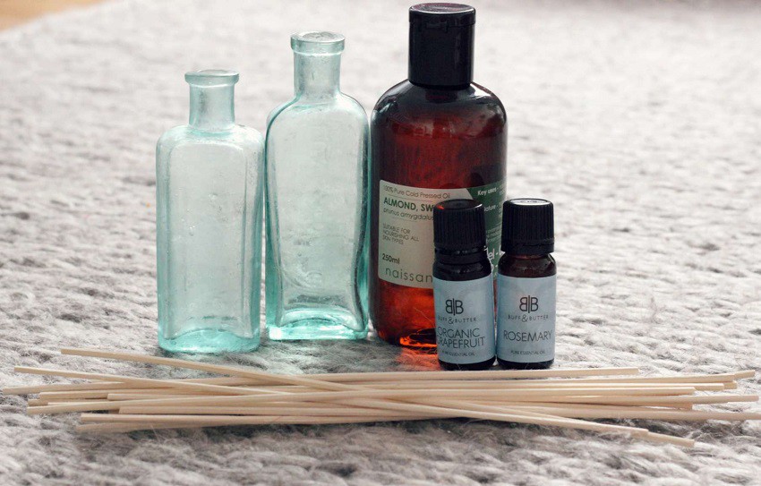 homemade reed diffuser