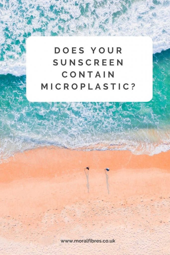 does your sunscreen contain microplastic?